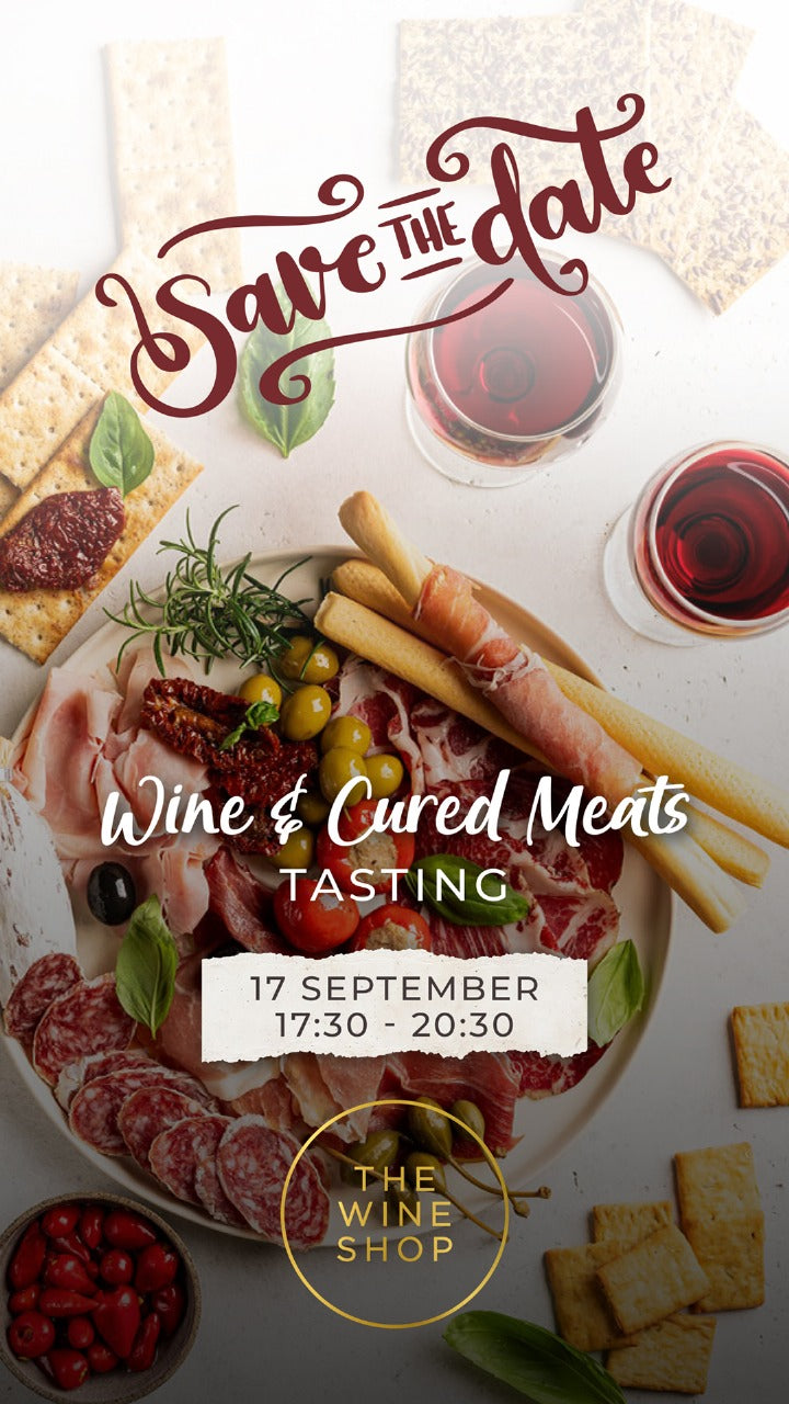 Wednesday, 17 September 2025: Wine & Cured Meats Tasting! | EVENT TICKET